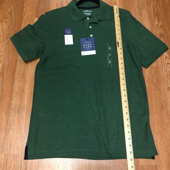 Croft & Barrow Men's Easy-Care Polo. Green. Small - Picture 2 of 6